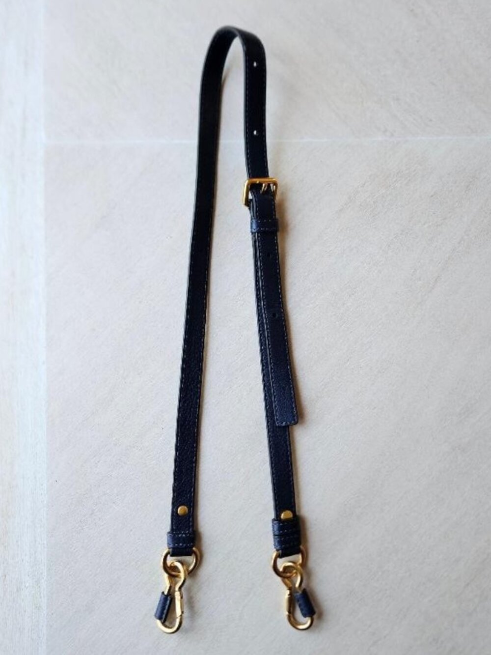 Marc by Marc Jacobs Navy Blue  Leather Bag Strap New - Picture 4 of 14